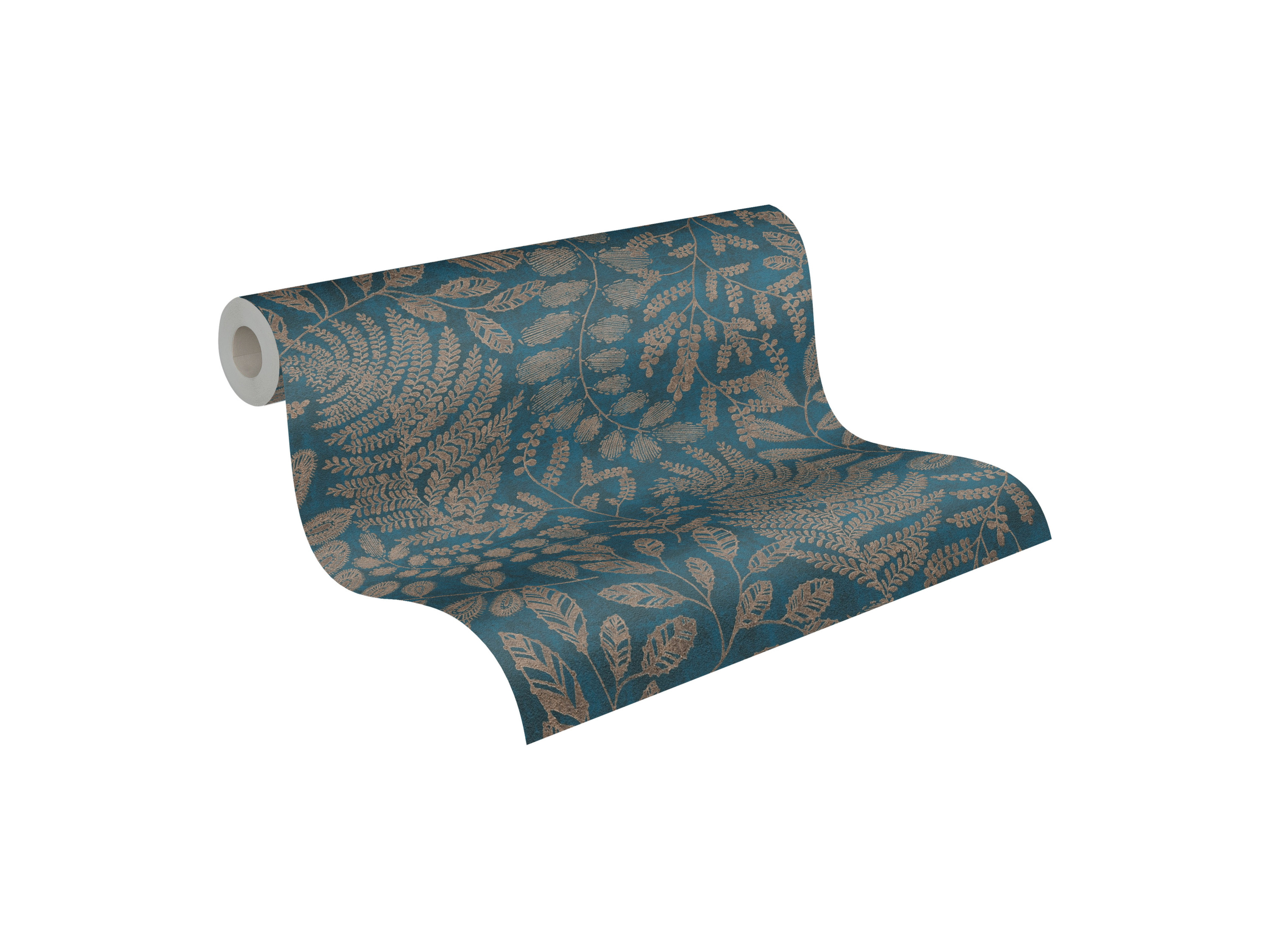 AS Création Vliesová tapeta (Benzínová s béžovou, 10,05 x 0,53 m)