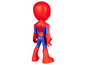 Hračka Spider-Man, červená postavička zezadu.