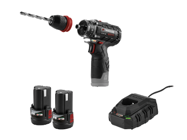 Aku vrtací šroubovák PBSPA 12 E4, 2x 2,5 Ah