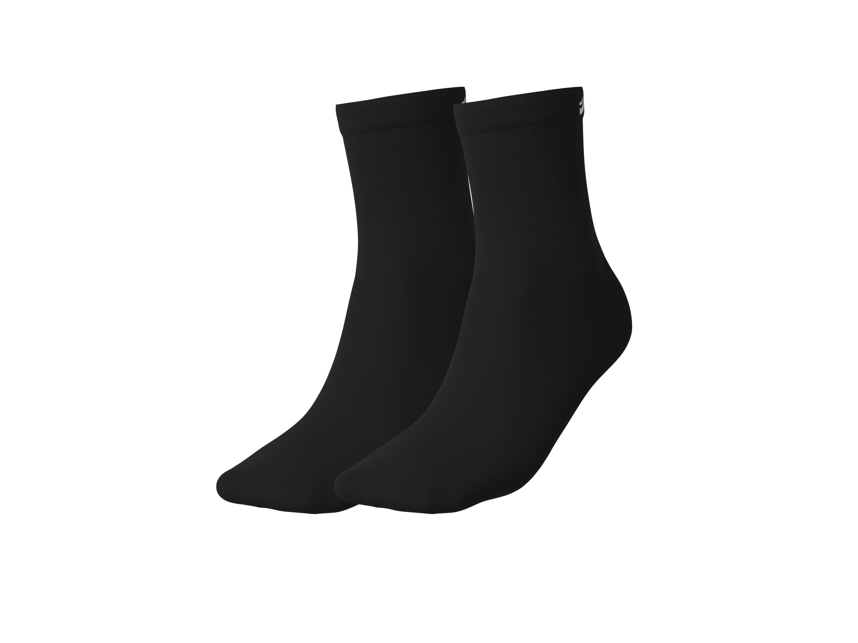 Crivit Dámské ponožky na jógu, 2 páry (černá/bílá, 39-42)