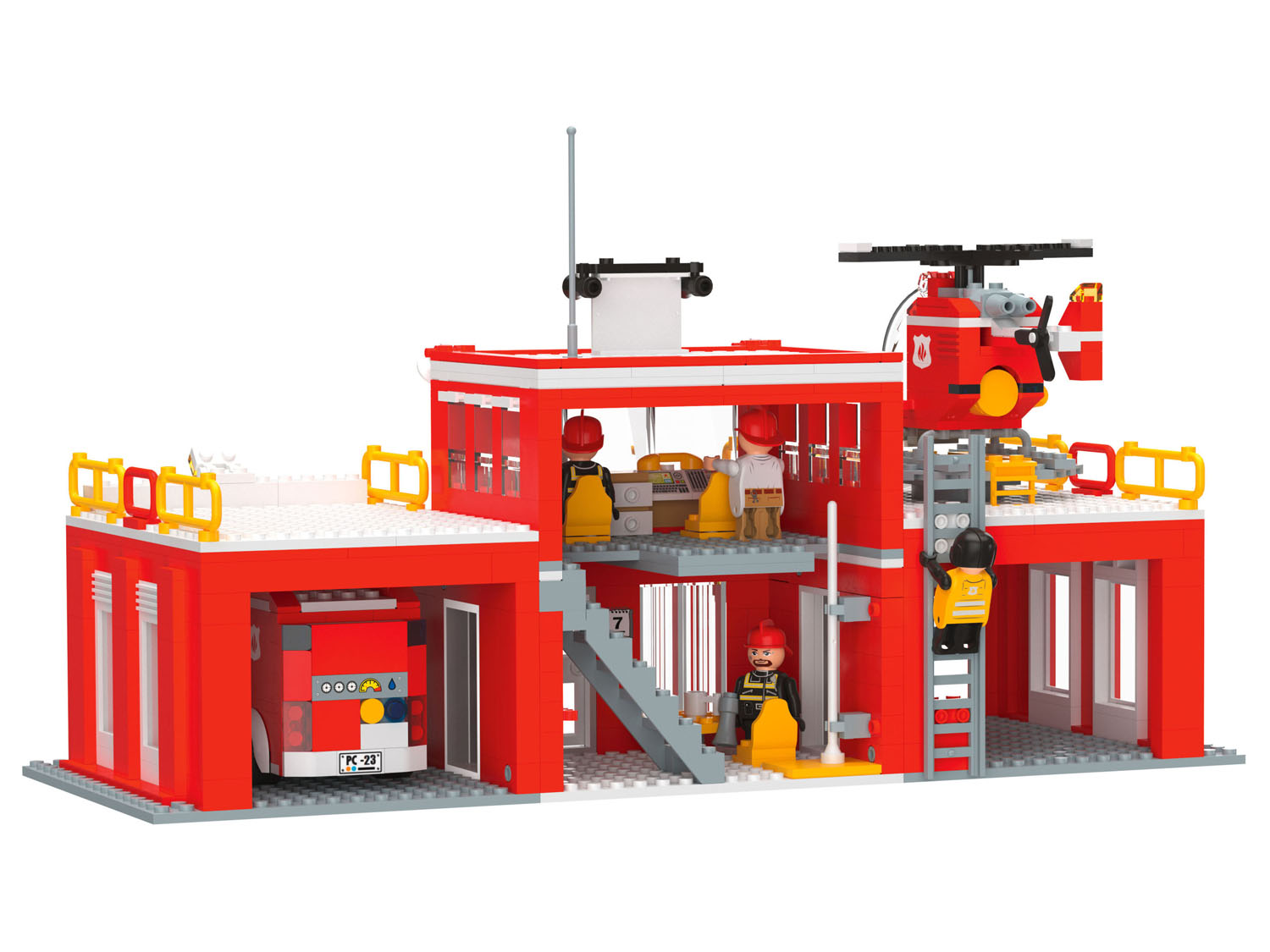 Playtive Clippys Stavebnice L (hasičská stanice)