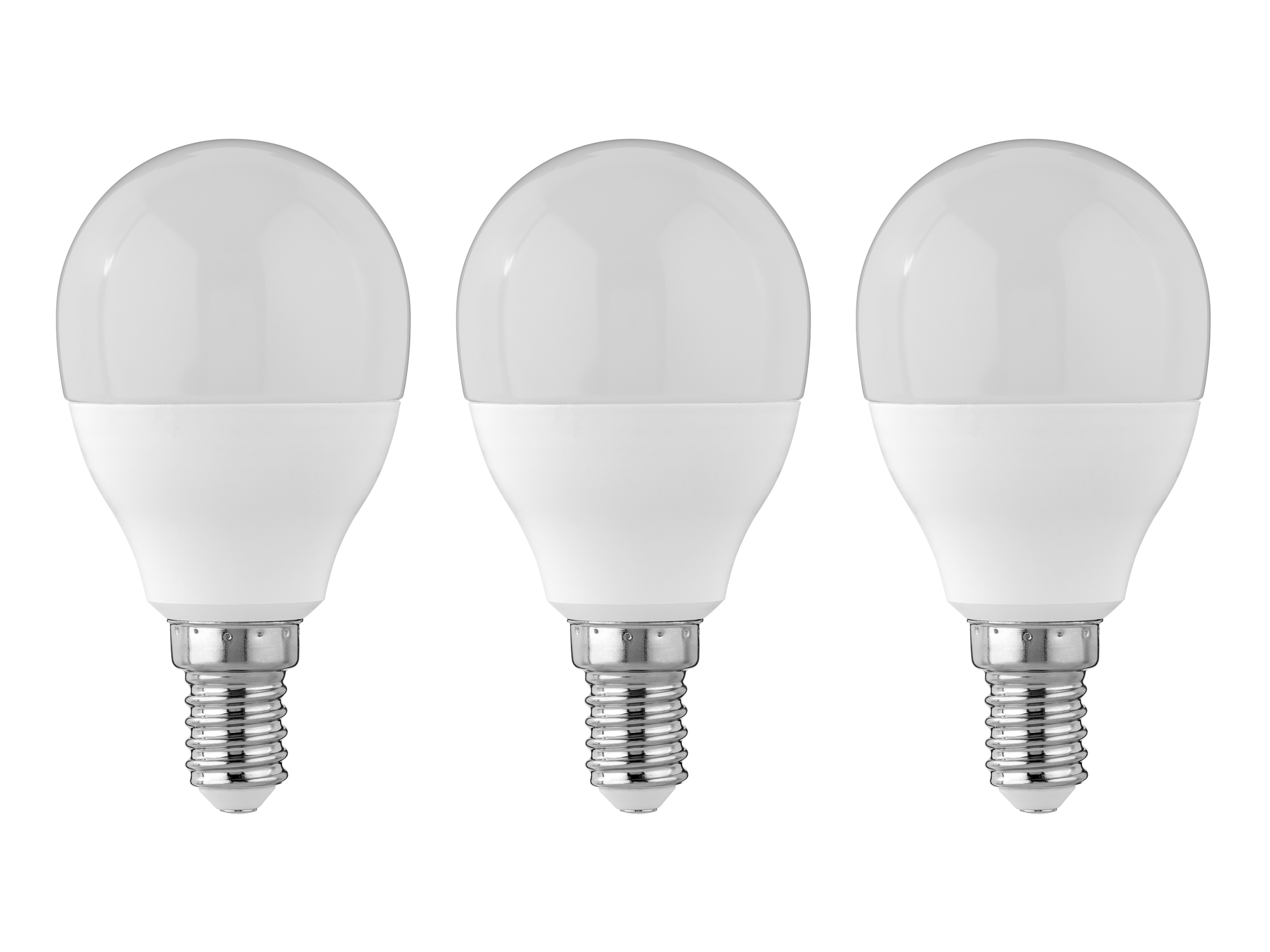 Livarno® LED žárovka, E14/E27 (4,2 W E14 kapka, 3 kusy)