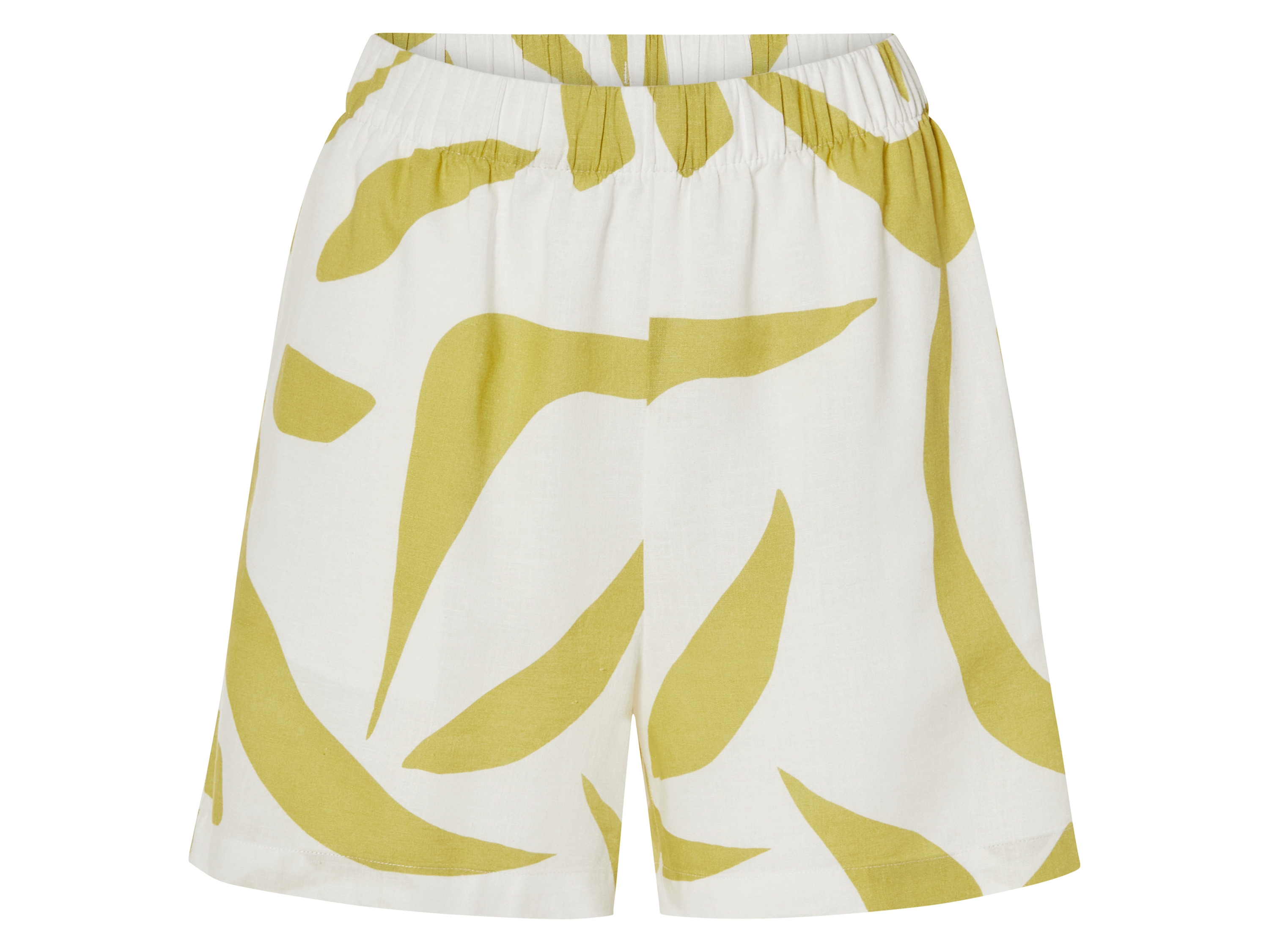 esmara® Dámské šortky s podílem lnu (bílá, 36)