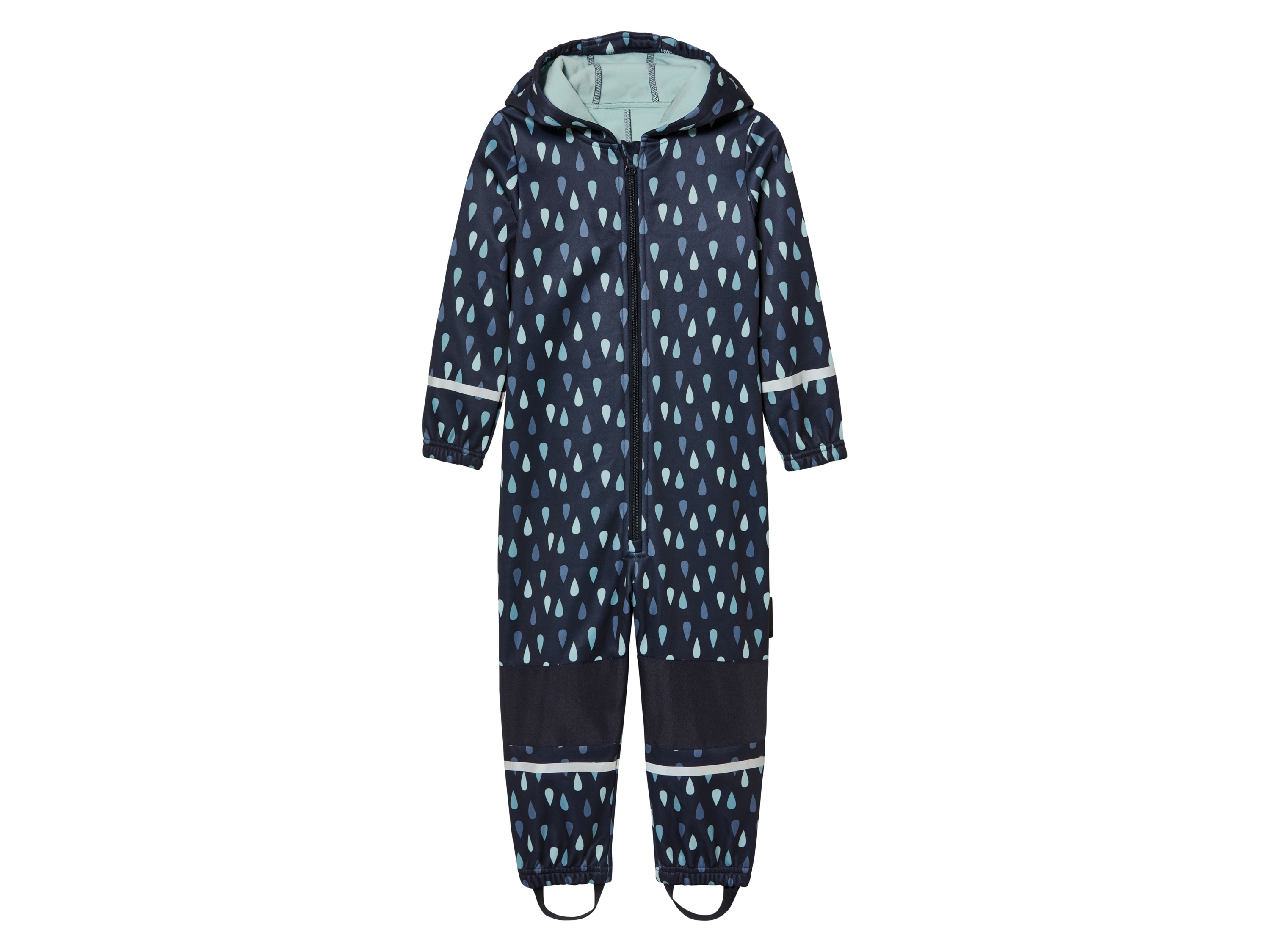 lupilu® Chlapecký softshellový overal s podšívkou (vzor / navy modrá, 110/116)