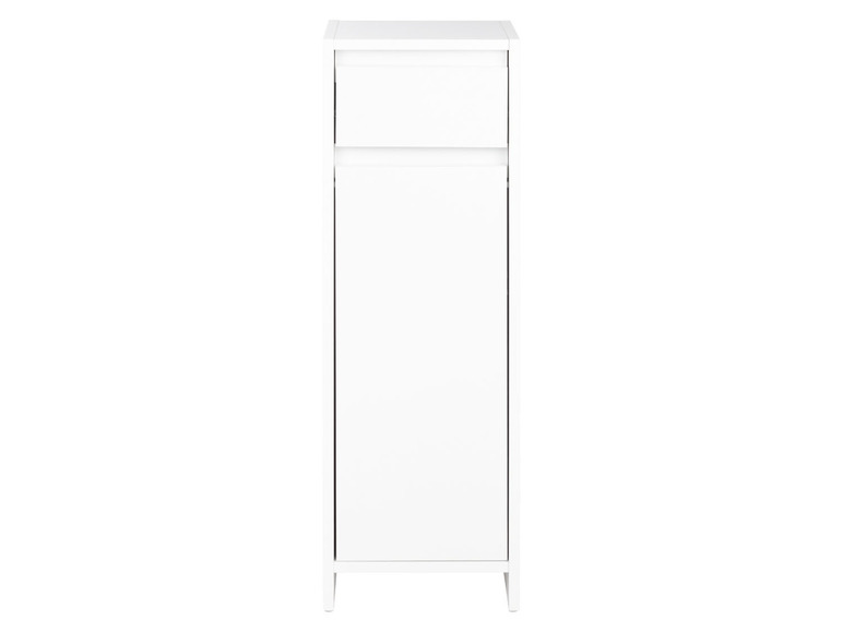  Zobrazit na celou obrazovku LIVARNO home Koupelnová skříňka s košem na prádlo Oslo, bílá - Obrázek 5
