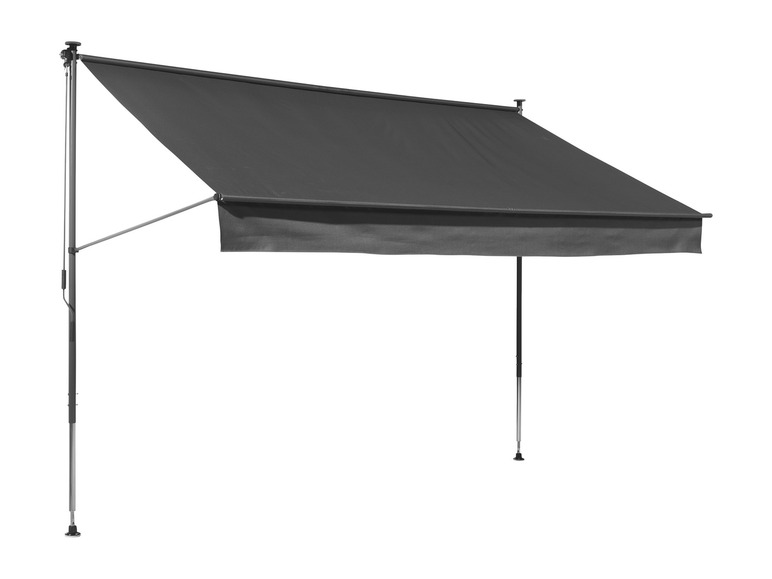  Zobrazit na celou obrazovku LIVARNO home Upínací markýza, 300 x 150 cm, antracitová - Obrázek 4