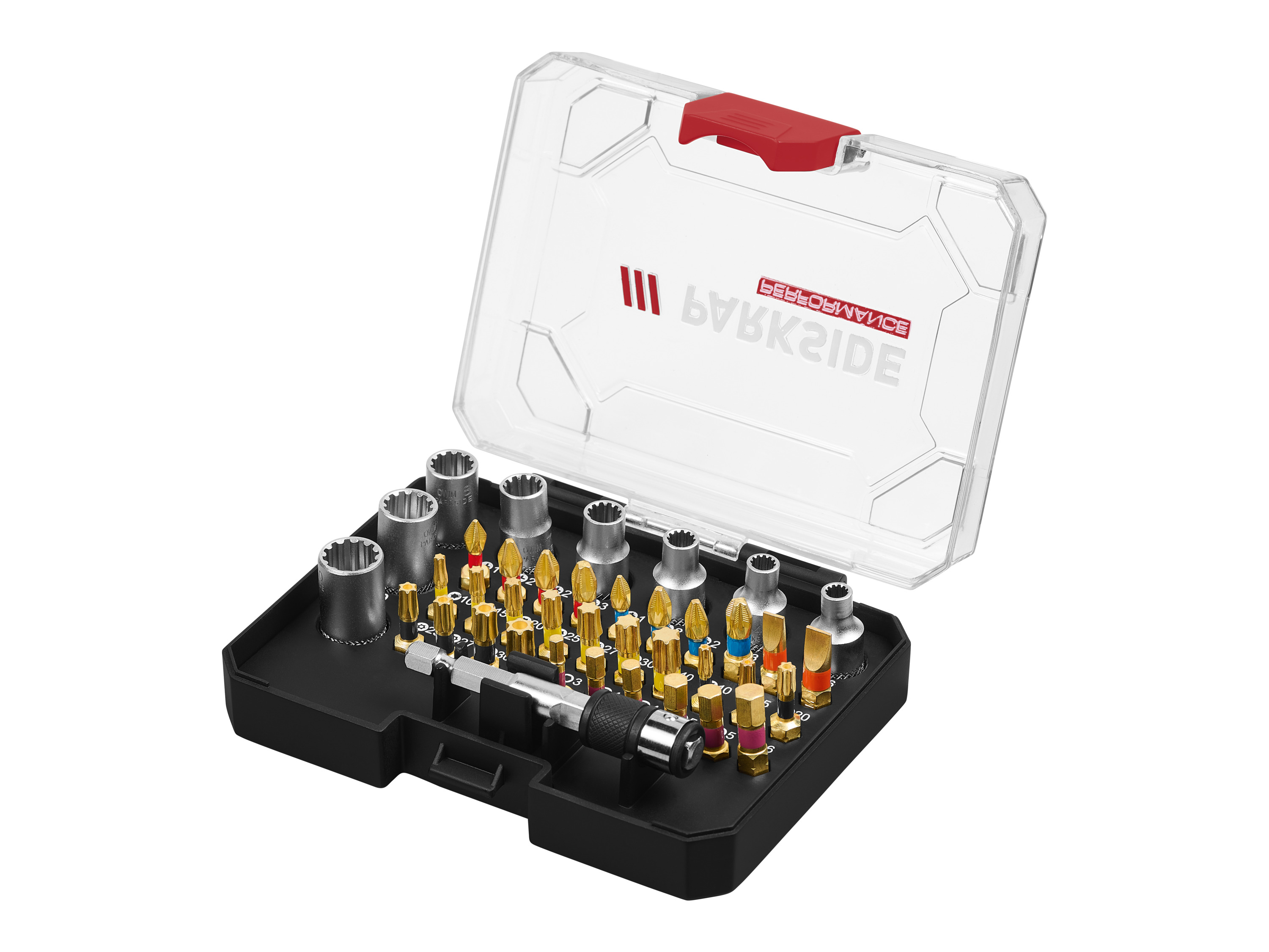 Parkside Performance® Sada torzních bitů / Sada torzních bitů a nástrčných klíčů (sada torzních bitů a nástrčných klíčů)