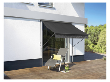 LIVARNO home Upínací markýza, 2 x 1,5 m, antracitová