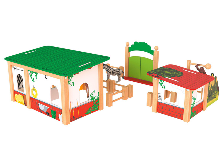  Zobrazit na celou obrazovku Playtive Dřevěná zoologická zahrada - Obrázek 2