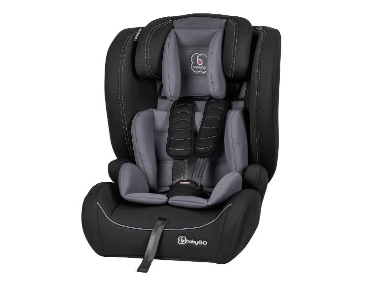 Dětská autosedačka babyGO, černá a šedá