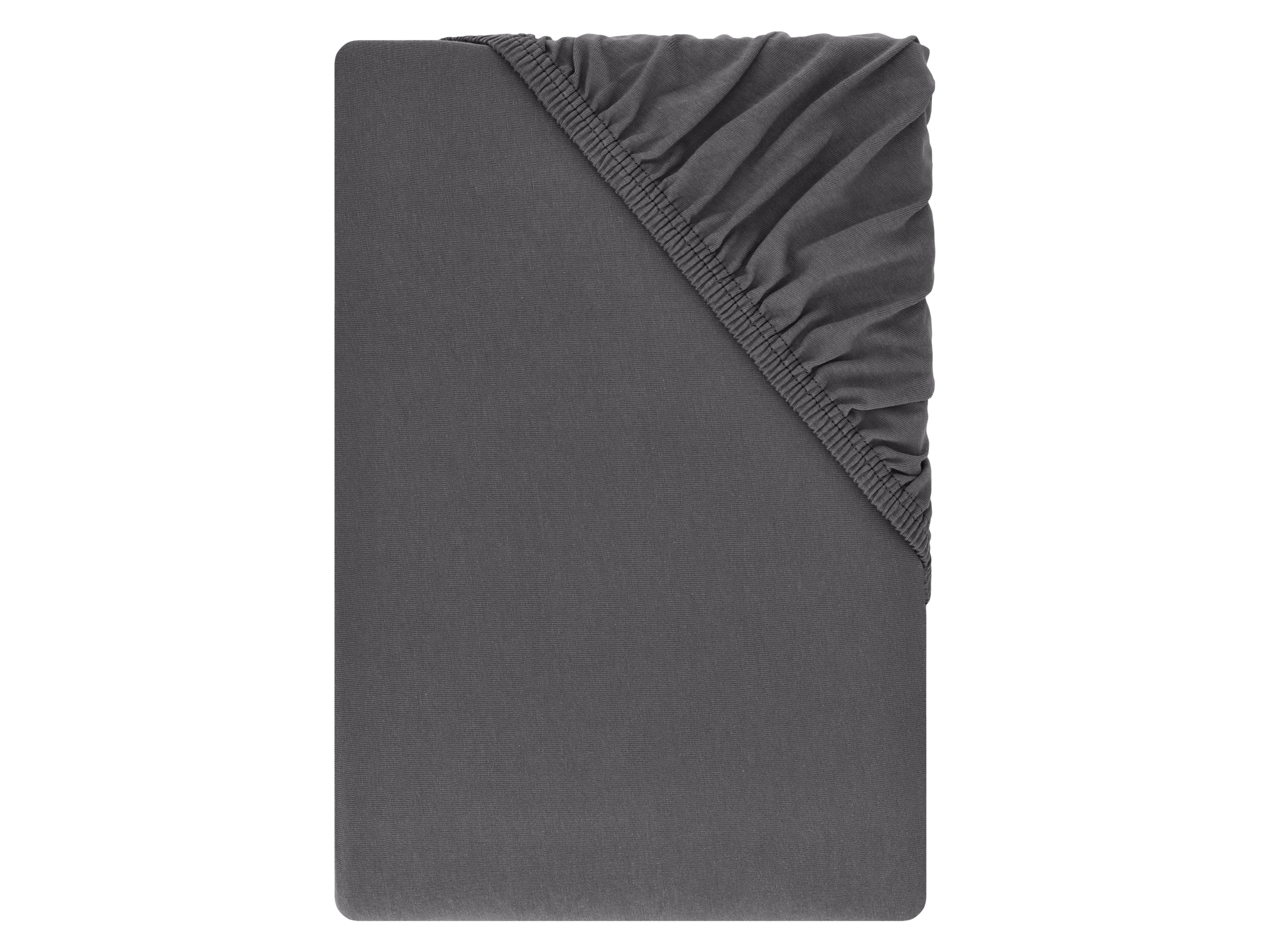 Livarno® Žerzejové napínací prostěradlo, 90–100 x 200 cm (šedá)
