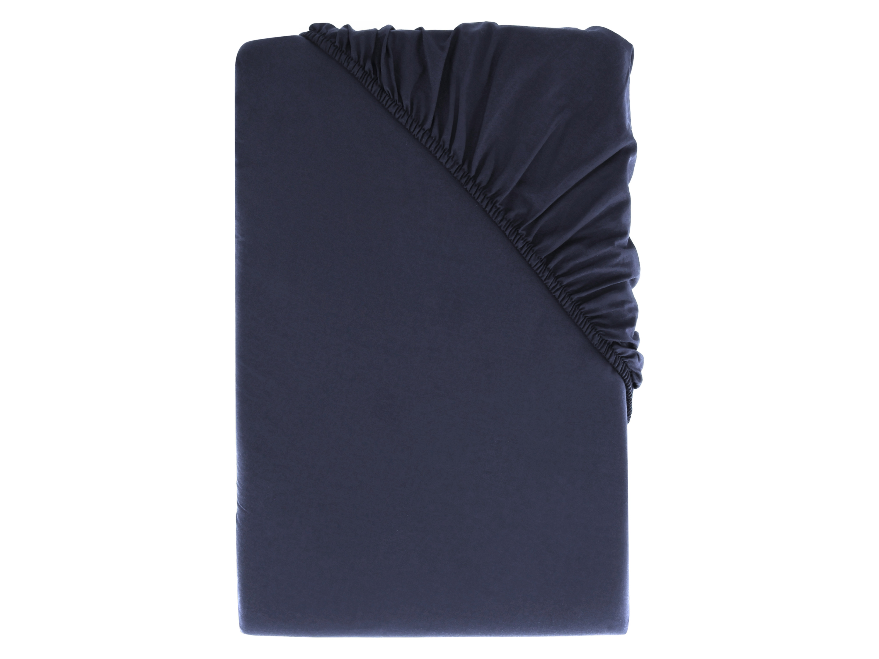 Livarno home Perkálové napínací prostěradlo, 90-100 x 200 cm (navy modrá)