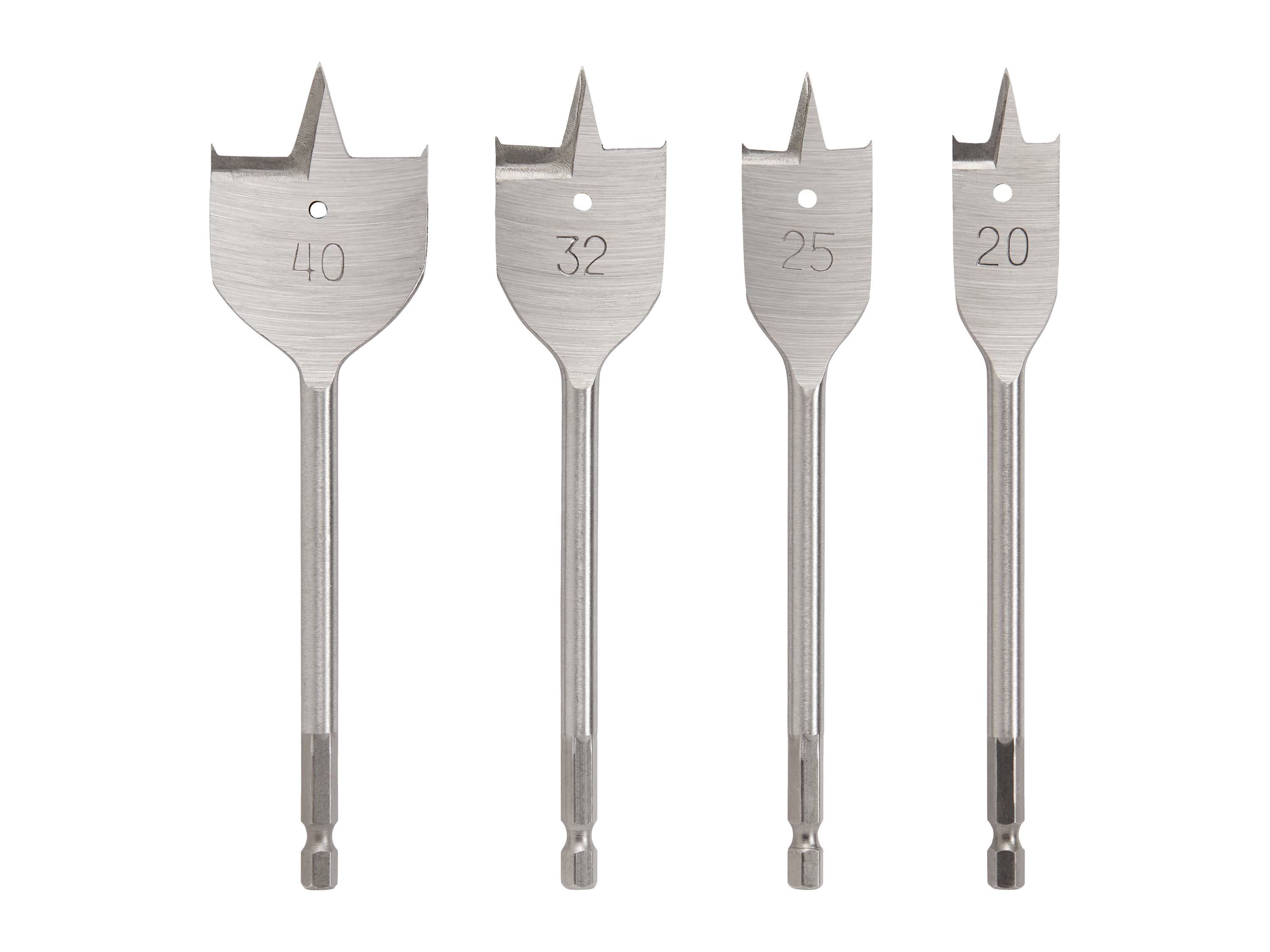 Parkside® Sada vrtáků PSB 3 A1 (sada plochých vrtáků, 4dílná)