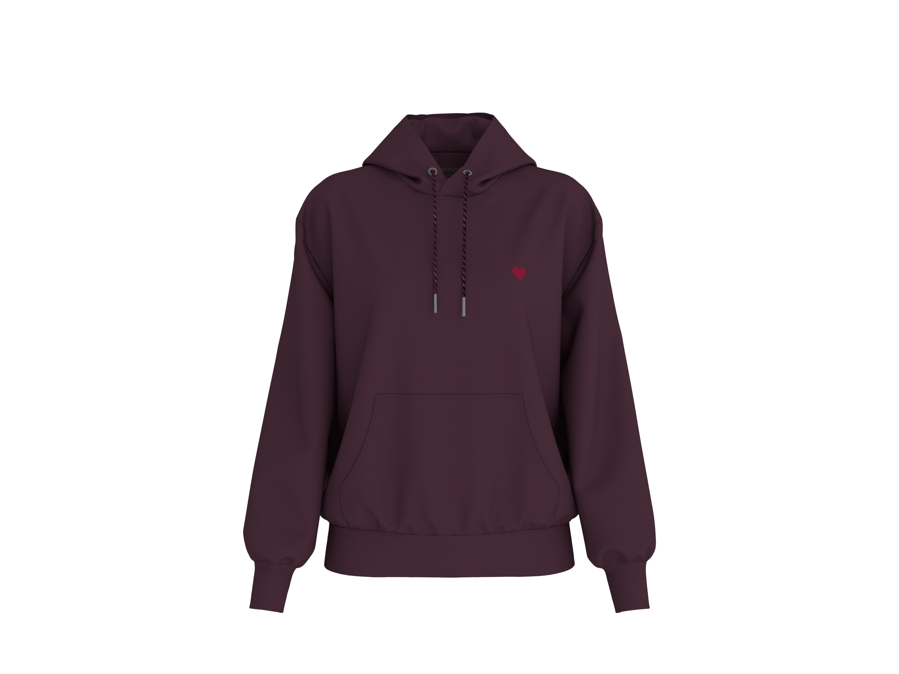 Esmara® Dámská mikina Premium (burgundská, XS (32/34))