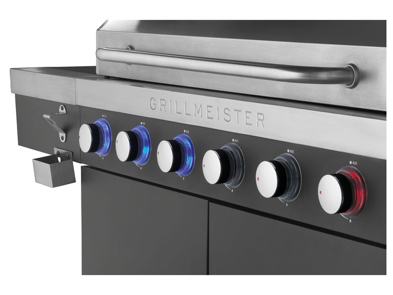  Zobrazit na celou obrazovku GRILLMEISTER Plynový gril 25,5 kW, 6 + 1 keramický hořák - Obrázek 7