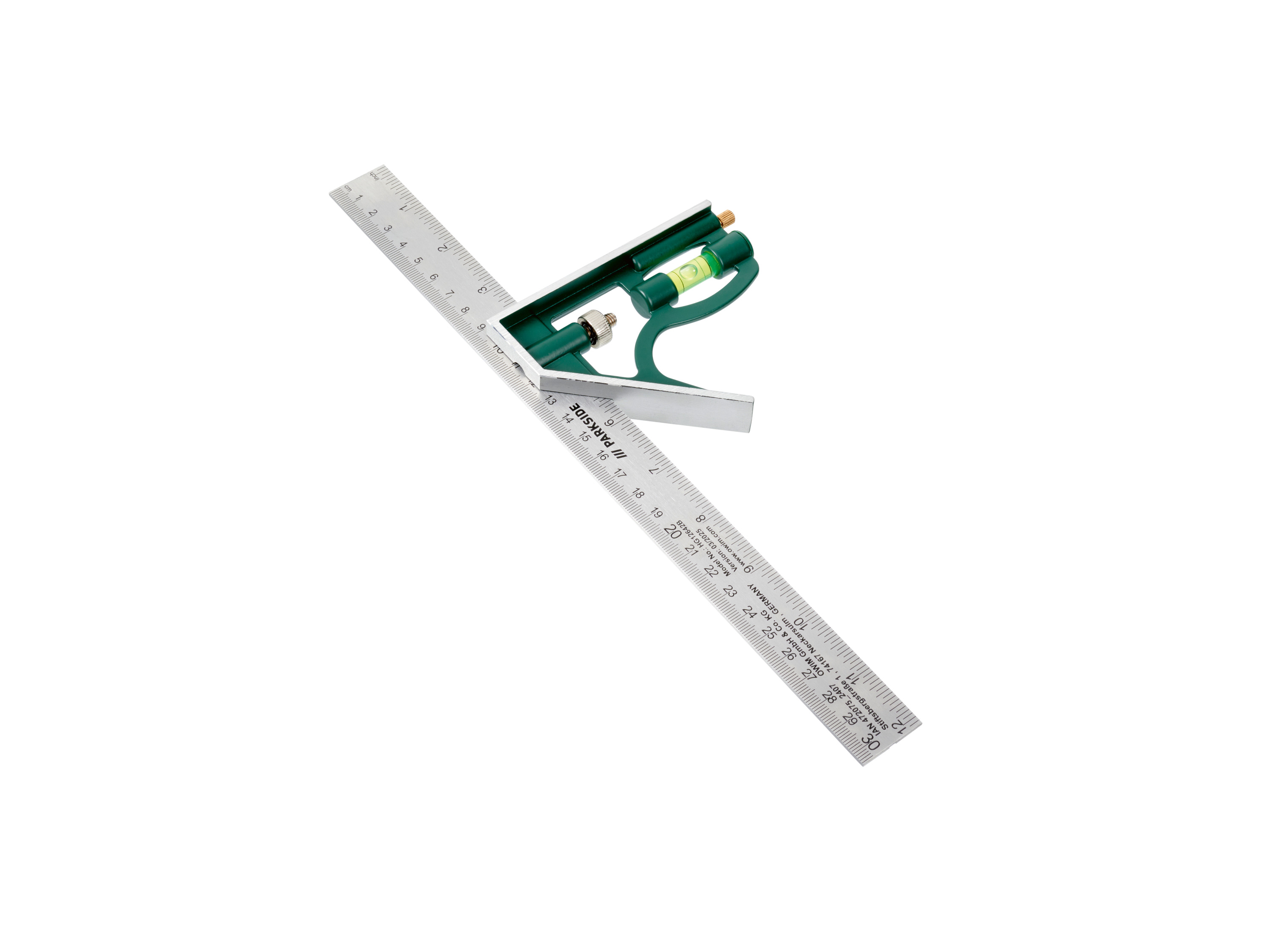Parkside® Měřicí pomůcka (kombinovaný úhelník)