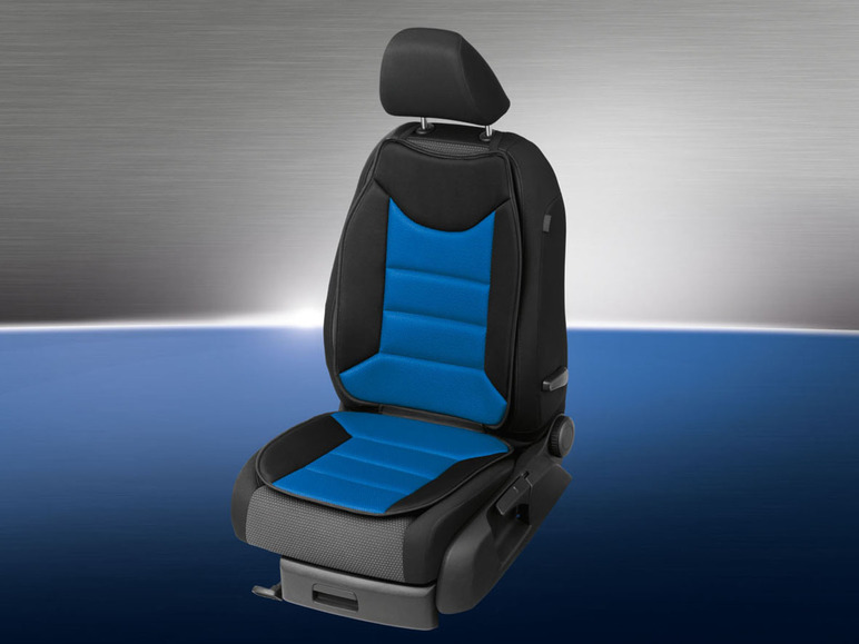  Zobrazit na celou obrazovku ULTIMATE SPEED® Sada podložek na autosedadlo, 2dílná, modrá - Obrázek 4