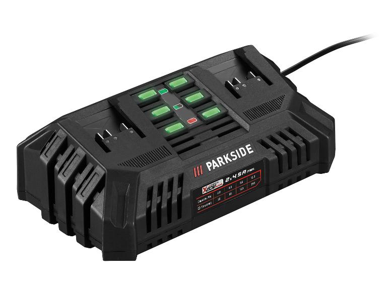 Nabíječka Parkside pro baterie 2x4,5 Ah max.