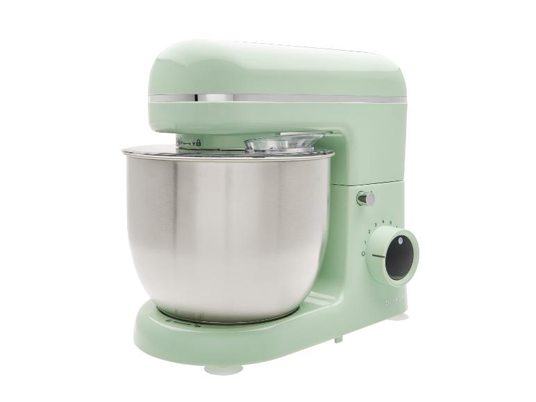 Stolní mixér SilverCrest v pastelově zelené barvě.