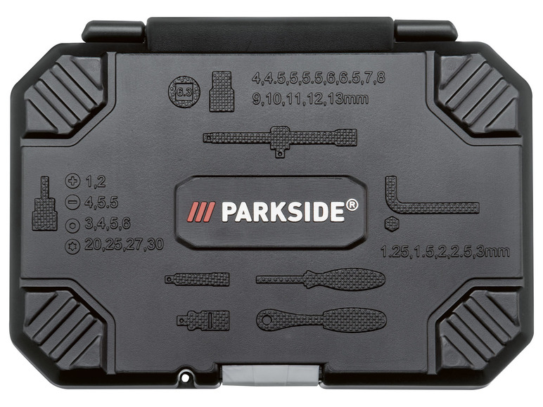  Zobrazit na celou obrazovku PARKSIDE® Sada nástrčných klíčů PSSS 36 A1, 36dílná - Obrázek 4