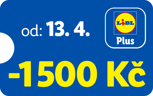 Od: 13.4. -1500 Kč