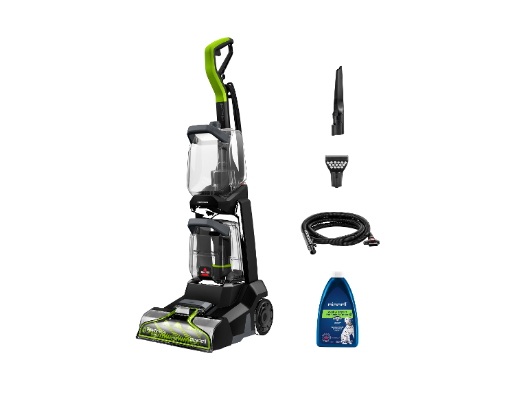 Čistič koberců Bissell PowerWash Pet s příslušenstvím.