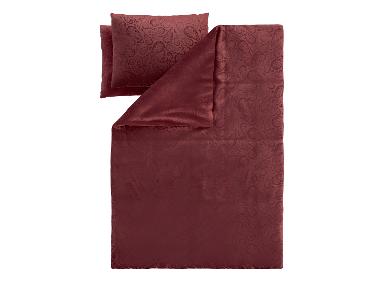 Plyšové ložní povlečení, 200 x 220 cm, 70 x 90 cm (červená)