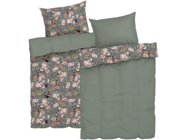 Sada ložního povlečení z mikrovláknitého saténu, 140 x 200 cm, 70 x 90 cm, bažant, 2dílná