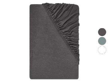 LIVARNO® Žerzejové napínací prostěradlo, 180-200 x 200 cm