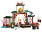 Sada LEGO Ninjago s chrámem, gongem, minifigurkami a tréninkovými doplňky.