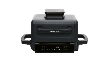 SILVERCREST® KITCHEN TOOLS Horkovzdušná fritéza s funkcí grilu a udírny SHLFS 2200 A1, 3,8 l