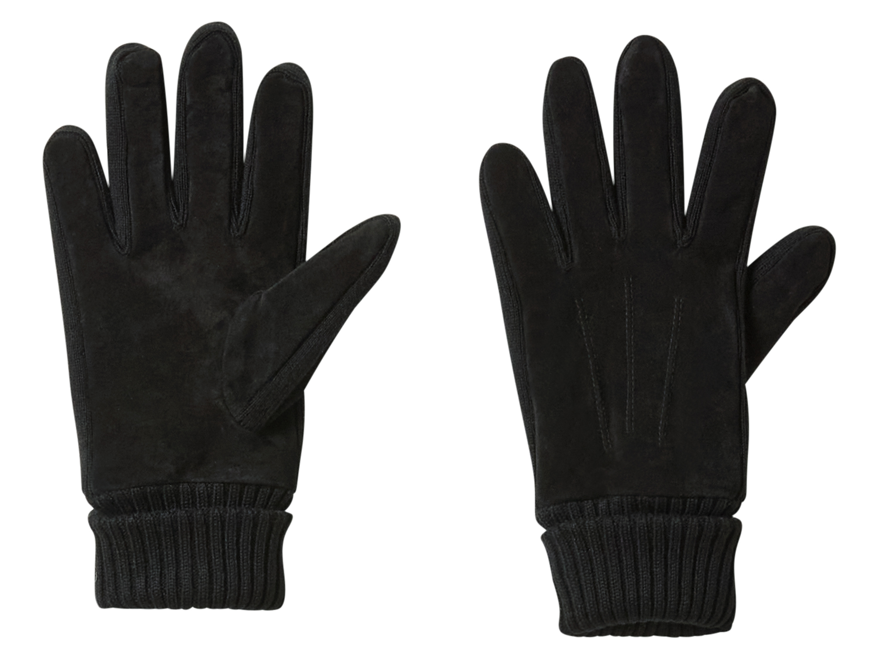 esmara® Pánské kožené rukavice (semišová kůže, 9)