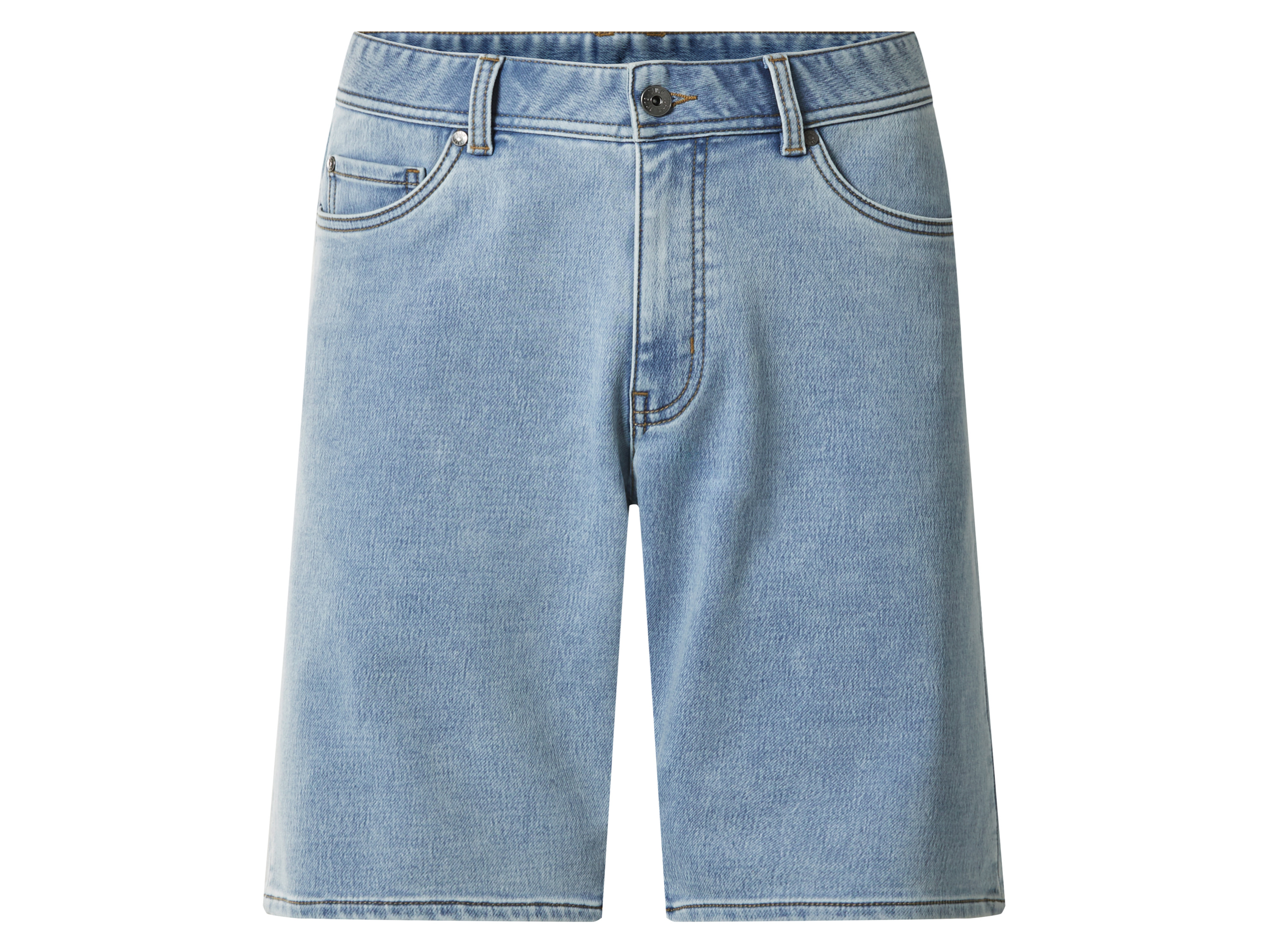 esmara Men PĂˇnskĂ© dĹľĂ­novĂ© bermudy â€žSweat Denimâ€ś (modrĂˇ, 58)