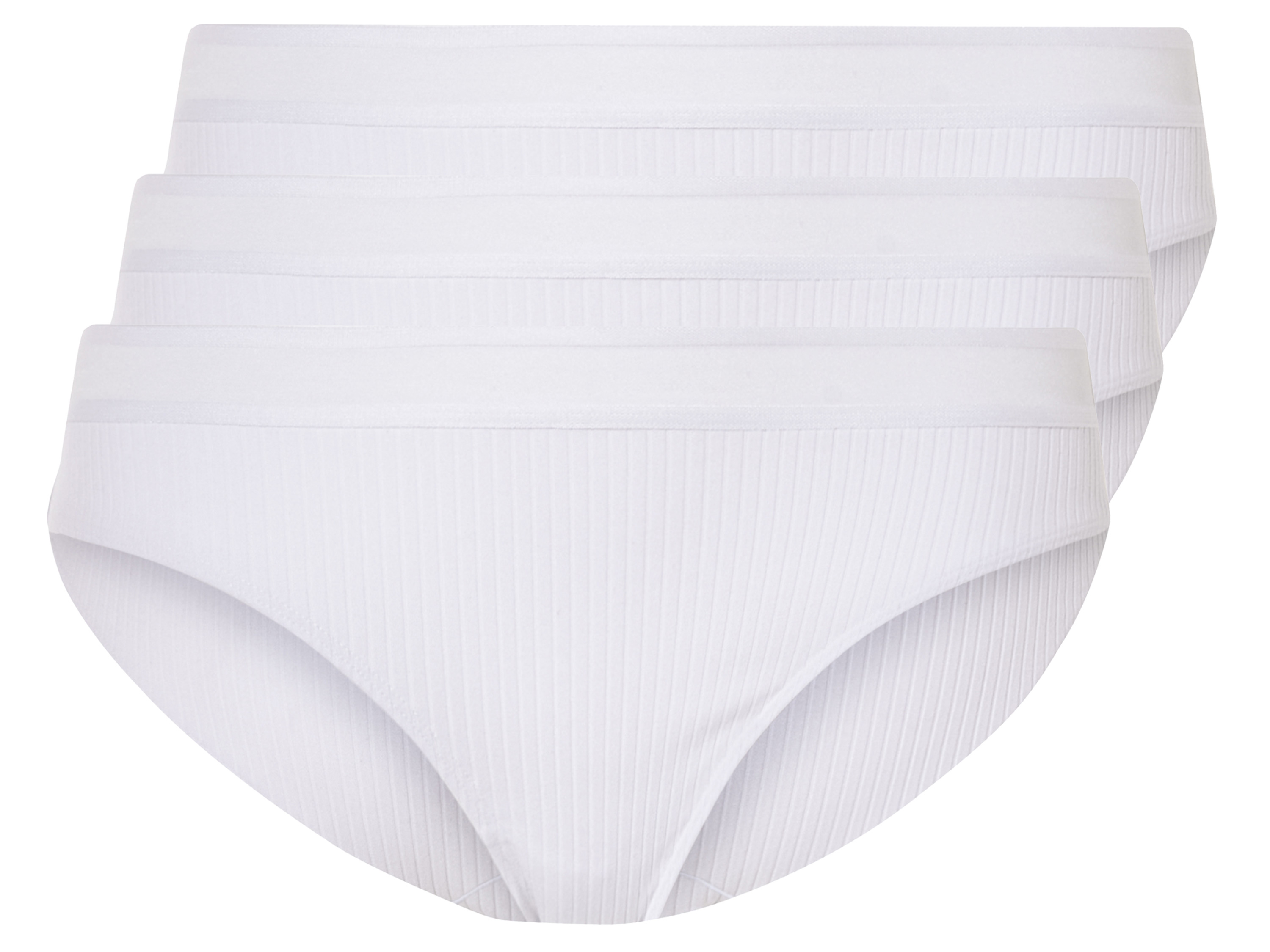 esmara® Dámské kalhotky, 3 kusy (S(36/38), bílá)