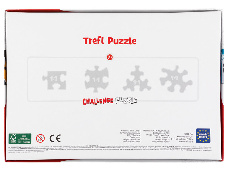  Zobrazit na celou obrazovku Trefl Challenge Puzzle, 272 dílků - Obrázek 3