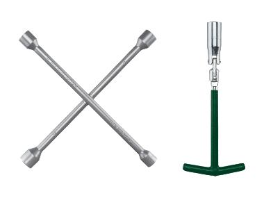 PARKSIDE® Křížový klíč na kola / Klíč na zapalovací svíčky