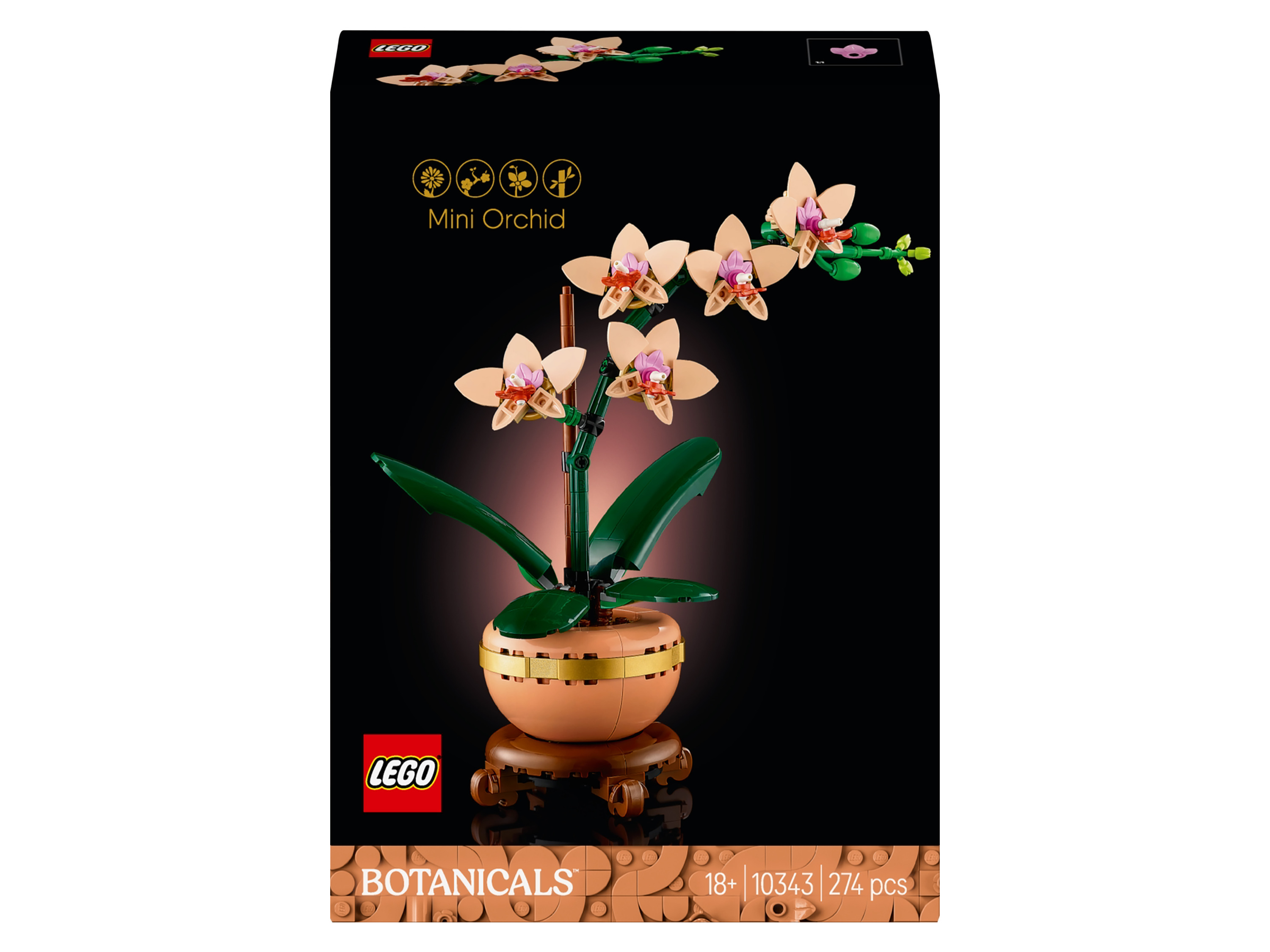 Lego Botanicals 10343 Miniaturní orchidej