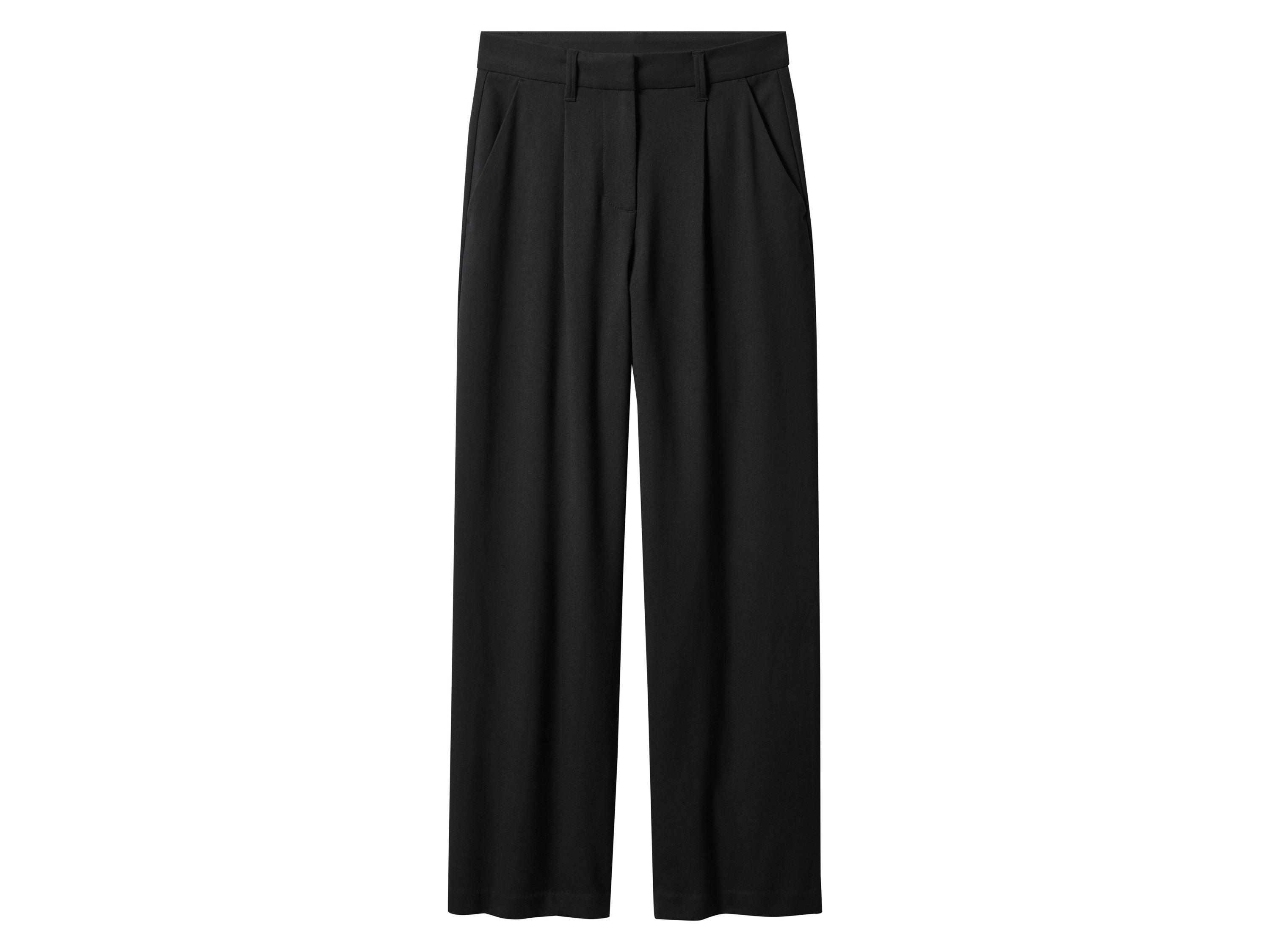 esmara® Dámské kalhoty / palazzo kalhoty (černá, 40)