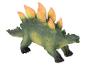 Zelený dinosaurus s oranžovými trny.