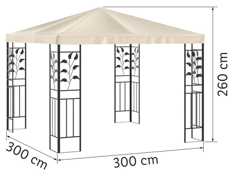  Zobrazit na celou obrazovku LIVARNO home Zahradní pavilon - Obrázek 3