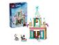Sada LEGO Disney Frozen Arendelle Frozen Castle s krabicí a figurkami.