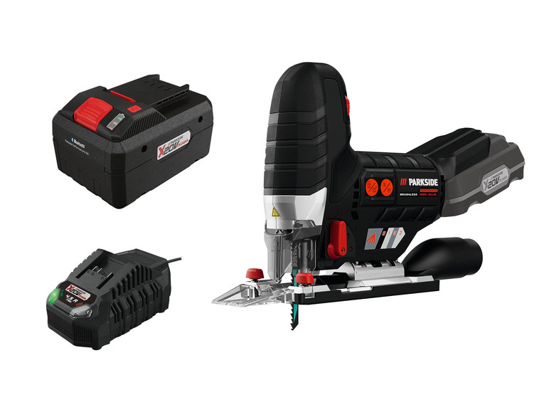  Zobrazit na celou obrazovku PARKSIDE PERFORMANCE® Aku přímočará pila PSSPA 20-Li B2, Smart 8 Ah - Obrázek 1