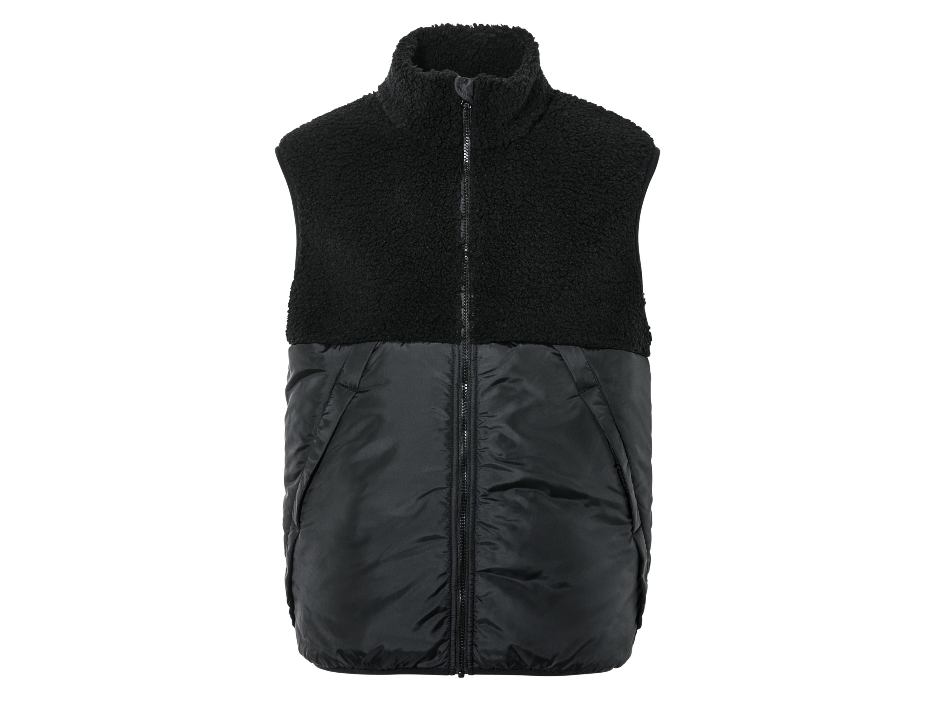 Livergy® Pánská plyšová vesta (M(48/50), černá)
