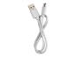 Bílý kabel USB-C na USB.