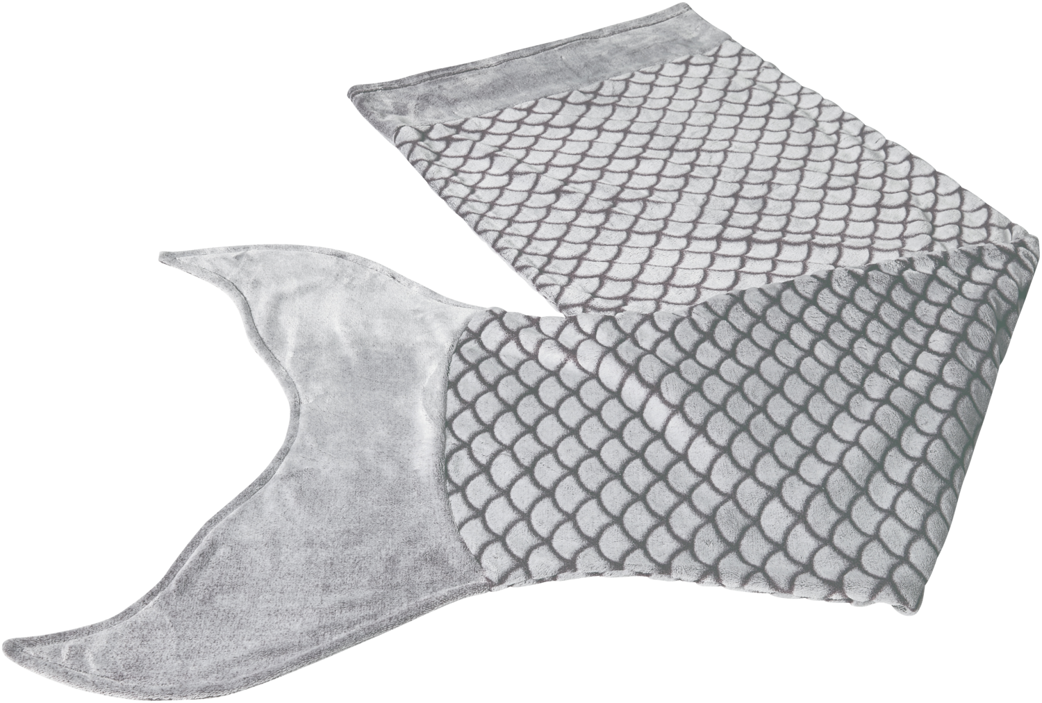 Livarno® Hebká deka "Mořská panna", 60 x 180 cm (antracitová)