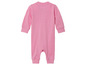 Růžový overal s dlouhým rukávem pro miminko.