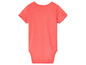 Růžové body s krátkým rukávem pro miminka.