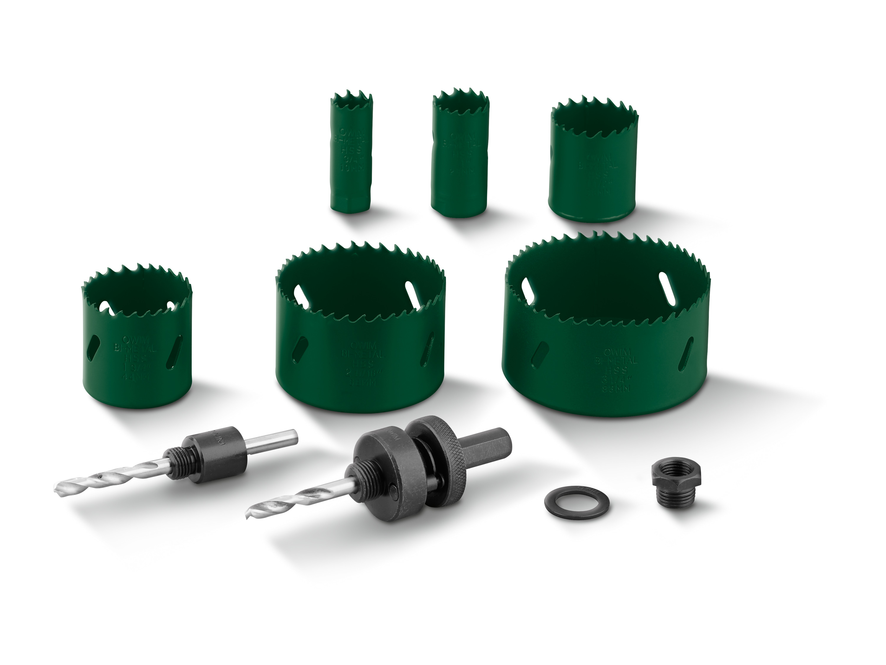 Parkside® Sada děrovacích pil, 9dílná (bimetalové)