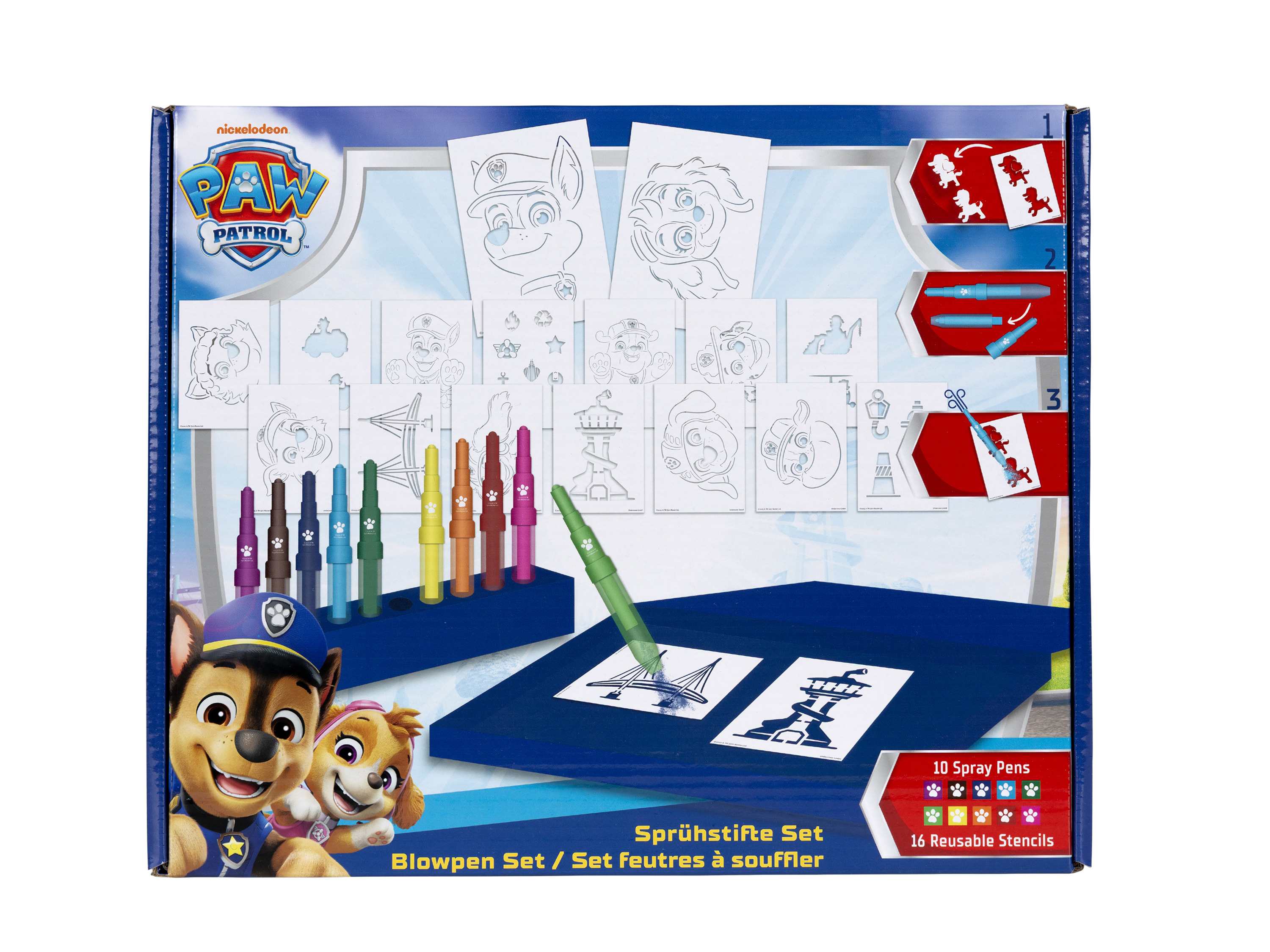 Sada foukacích fixů (Tlapková patrola)