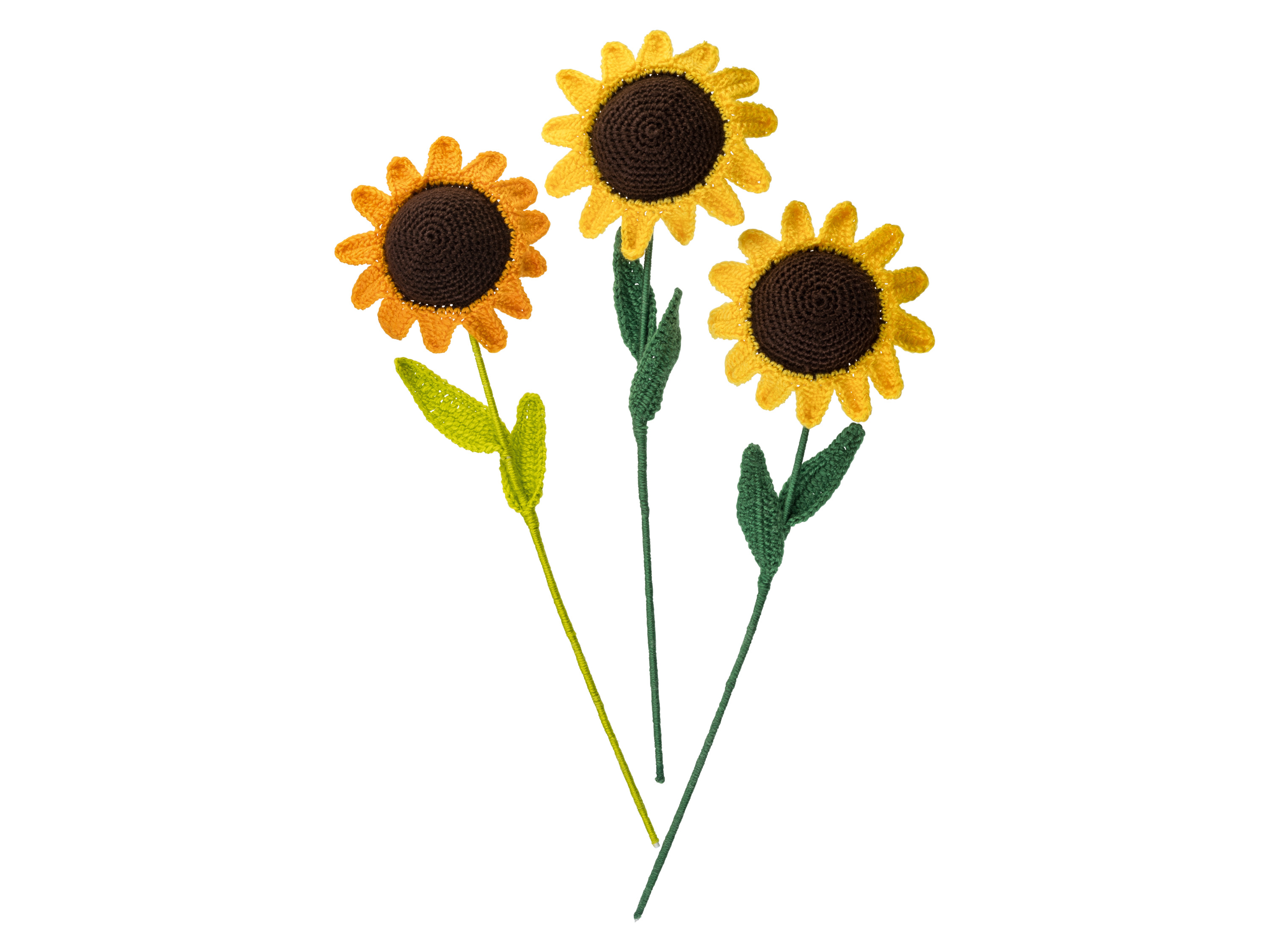 crelando® Kreativní sada na háčkování (slunečnice)